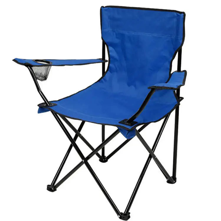 Beach Chair Low Sling Folding Lounger Cooler Chair Mesh Back Lightweight Portable Stable with Armrest Cup Holder