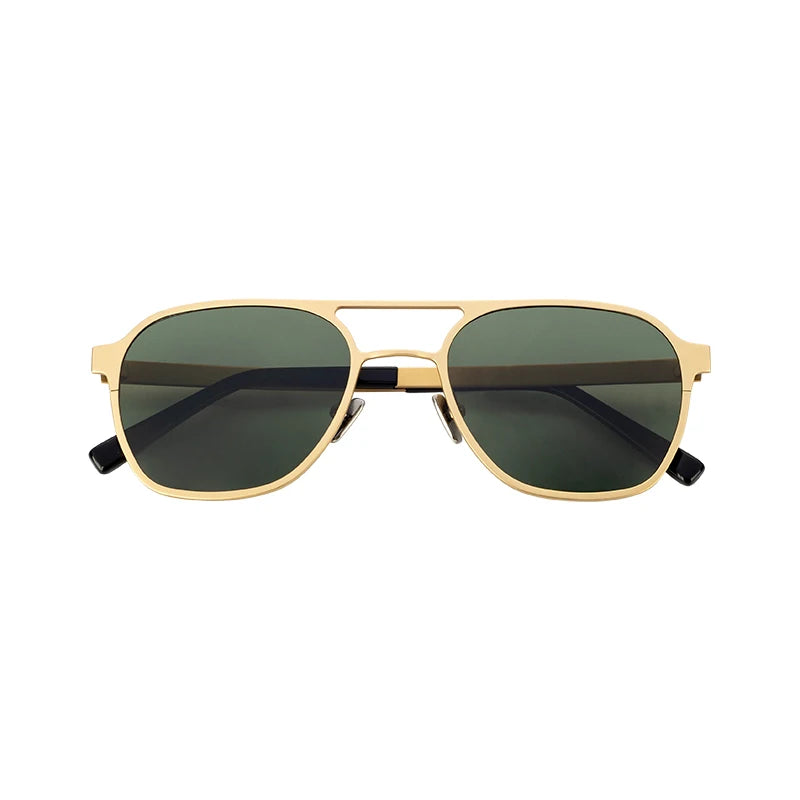 Retro Vintage Pure Titanium Men Polarized Sun Glasses Men Women Driving Mirrored Uv400 Shades Sunglasses