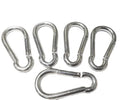 M4*40 M5*50 M6*60 Galvanized Steel Clips Snap Link Buckle Spring Snap Hook Carabiners