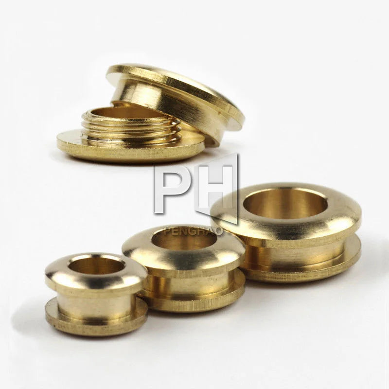 Solid Brass Screw Back Eyelets with Washer Grommets Leather Craft Accessory for Bag Garment Shoe Clothes Jeans Decoration