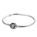 925 Silver Bead Bracelet Pretty Flower Rhodium Plated Classic Religious Style for Wedding Party Gift Featuring Zircon Pearl Main