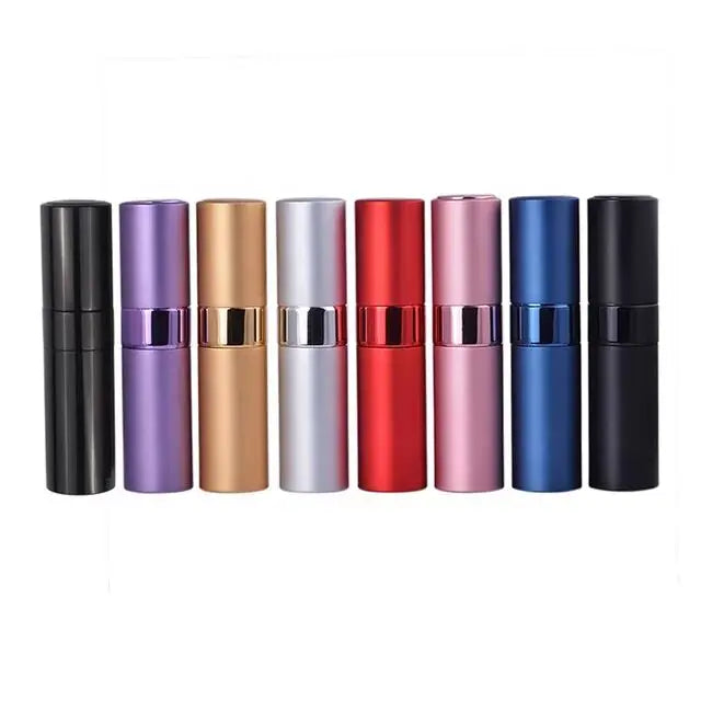 MUB 5ml 8ml 10ml 15ml 20ml Twist up Perfume Atomizer Empty Mini Portable Travel Refillable Aluminum Perfume Spray Bottle