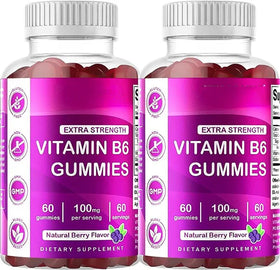 Private Label Vitamin B6 Gummy Candy Immunity Enhancer for Adults Teenagers Not for Newborns with Custom Color and Bear Shape
