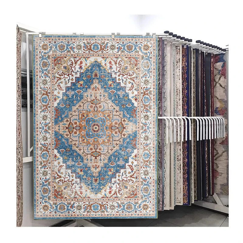Large Size Bohemian Machine Made Soft Pile Area Rug for Home Living Room Carpet Non-slip Floor Mat Washable Rugs for Living Room