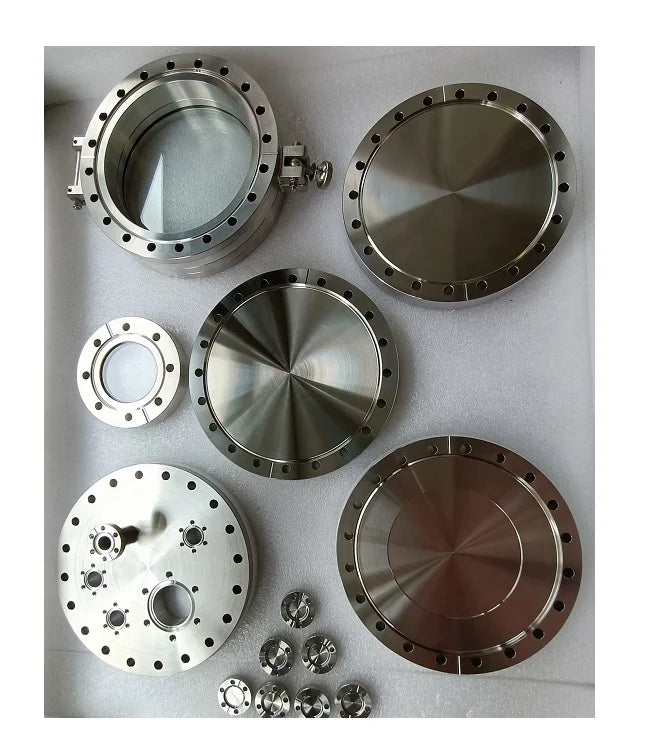 University Lab UHV SS304 SS316LN-ESR rotating or flexible conflate CF blank blind stub end CF flange
