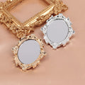 Hot Selling Unique Best Friend Mirror Brooch Fashion High Fairy Tale Golden Silver Princess Magic Mirror for Weddings Children's