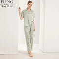 FUNG 6028 In Stock Satin Pajamas For Women Set Wholesale Custom Bridal Sleepwear