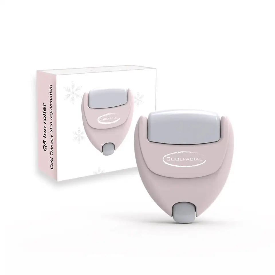 Customization Heart Shape 2 in 1 Ice Roller for Face and Eyes Neck Body Cooling Roller
