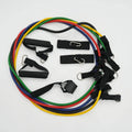 11pcs Pull Rope Fitness Elastic Tube Strips Set for Strength Training Resistance Bands 110cm Length Latex Material