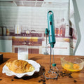 Coffee Tea Tool Barista Accessories 3 Heads Milk Foam Maker Household Coffee Latte Foamer Electric Mixer Milk Frother with Stand MegaBDM