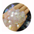 Hot Selling 500g/Lot Shiny Snowflake Sequins and Spangles Christmas Snow Flake Confetti for DIY Crafts Wedding Party Decoration