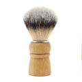 Natural Wooden Material Shaving Brush for Men Custom Logo Synthetic Hand Made Hair Shaving Brush