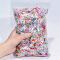 50g Mix Flower/Heart/Bear Nail Decoration Resin Kawaii Cute Bowknot Nail Rhinestones Y2K Butterfly Manicure Accessories Supplies