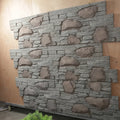 Modern Style Pastoral 3D Tiles Lightweight PU Cultural Bricks Big Slab Waterproof Flame Retardant Artificial Stone for Exterior