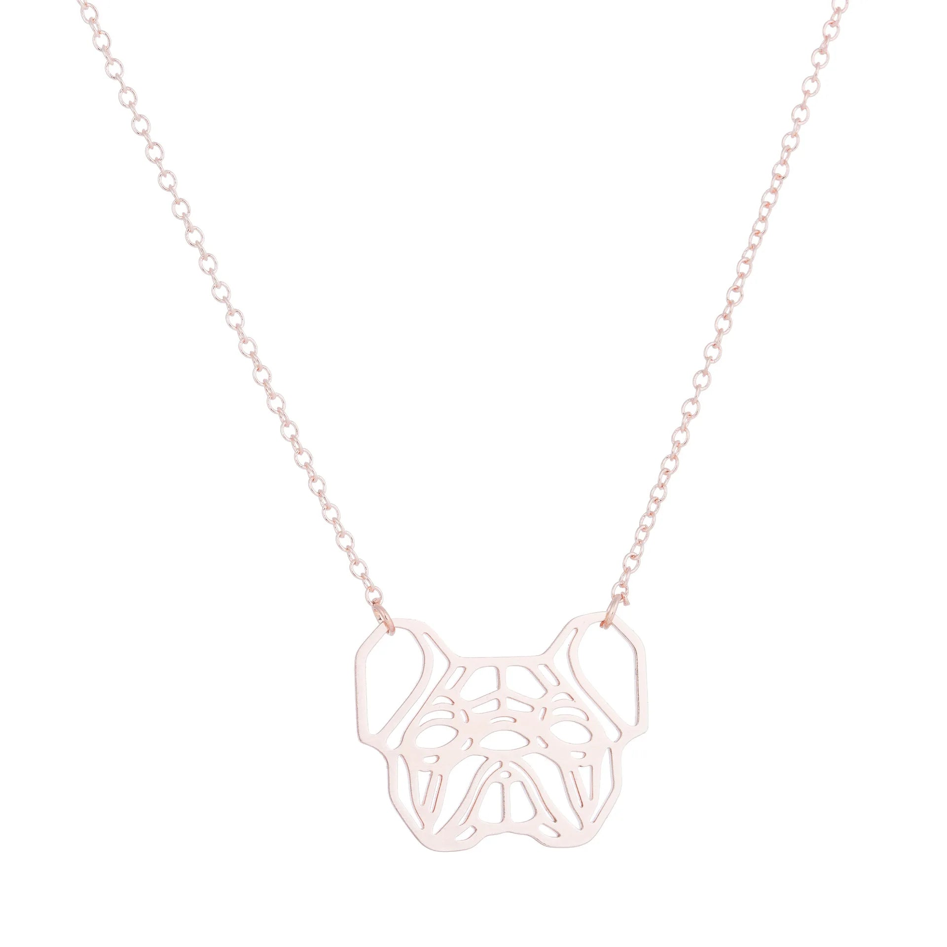 Wholesale Stainless Steel Necklace Bulldog Pendant Charm Jewelry Necklaces China Supplier