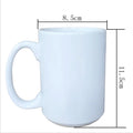 Factory Supply Sublimation Mug Supply Ceramic Mug Blank 15oz Free Sample Customized logo White Mug