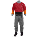 3-Layer Men's Kayak Dry Suit 100% Polyester for Water Sports Outdoor Waterproof Breathable Anti-UV Windproof with Chest Zipper