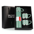 Best Gift Vacuum Flask Double Wall Stainless Steel Water Bottle Keep Hot Water Bottle with Three Lid