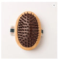 Dog Slicker Brush Soft Shedding Eco-Friendly Wood & Bamboo Pet Grooming Brush for Bathing and Cleaning