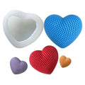 OEM/ODM White Silicone Mold Heart-Shaped Weave Resin Epoxi Mold 2inch/3inch/4inch/6inch Sizes Boxed Packaging