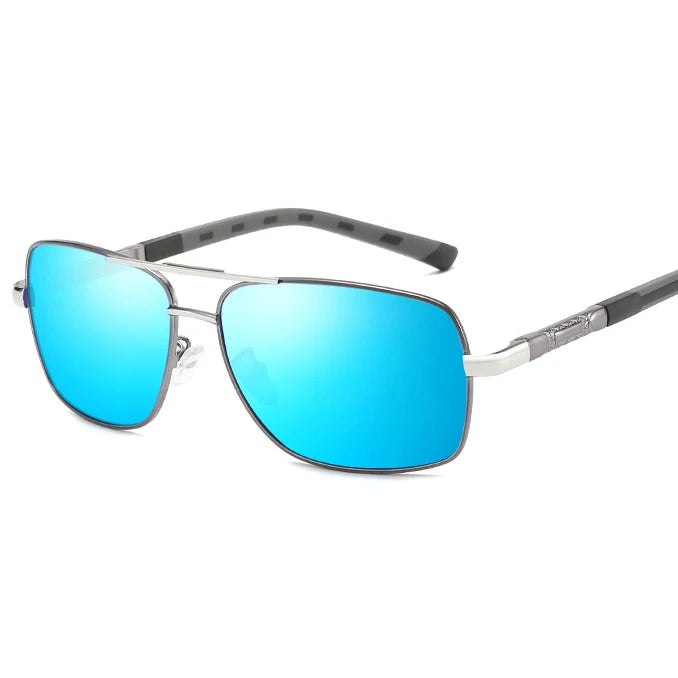 Wholesale Classical Polarized Sunglasses Rectangular Metal UV400 Sunglasses for Man 2025
