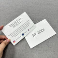 Personalized Thank You for You Order Card Profesional Printed Thank You Customer Business Cards Paper