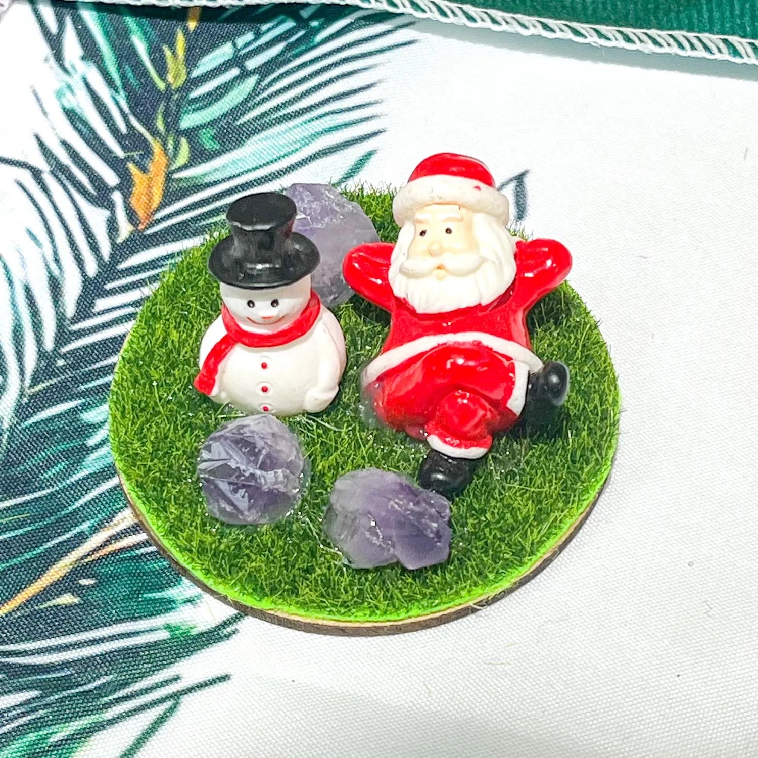 Wholesale Crystal Decoration Gemstone Healing Stones Reiki Amethyst Christmas Crystal Crafts for Gifts