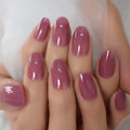 New Products Press on Nails Art Nails Salon Glossy Medium Squoval Artificial Fingernails for Daily Wearing Fake Nail MegaBDM