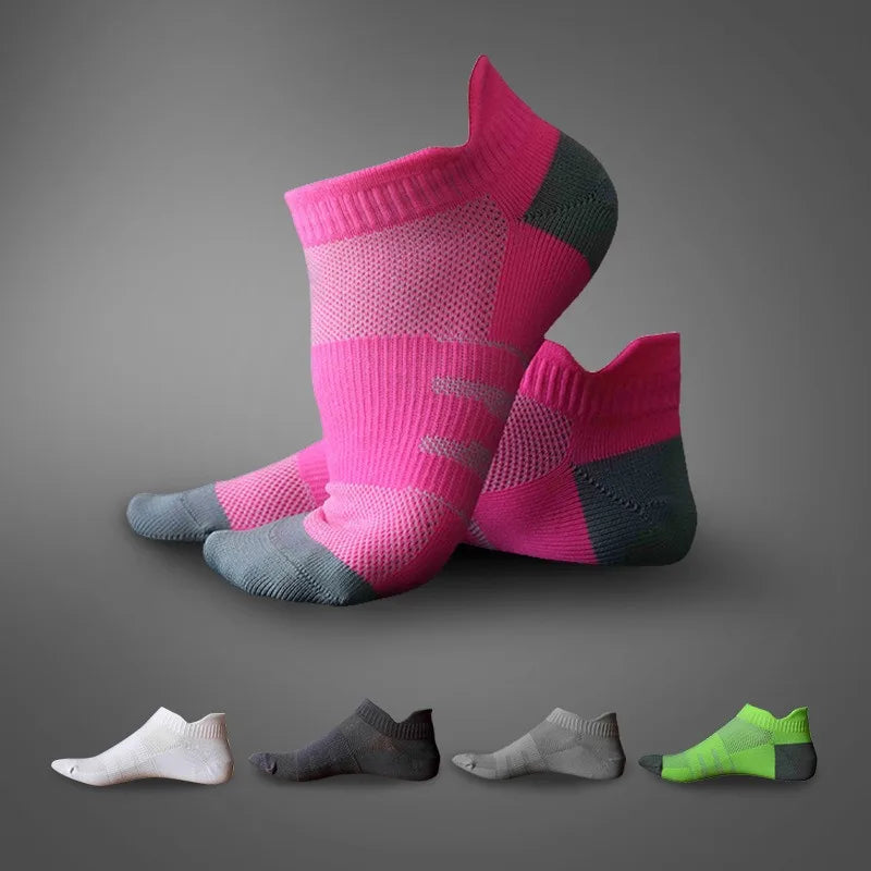 WUYANG FACTORY WY-052 Breathable Compression Ankle Socks Women No Show Gym Athletic Nylon Non Slip Running Sports Socks