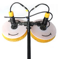 Multi-functional 5.5 Meter Long Window Glass Cleaner Solar Panel Cleaning Rotating Brush Solar Brush