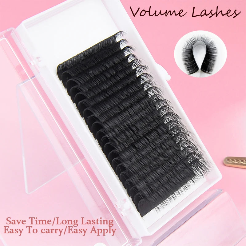 Customized Private Label 3D Loose Velvet Mink Eyelash Extensions Cashmere Matte Tray CD DD Curl Lashes