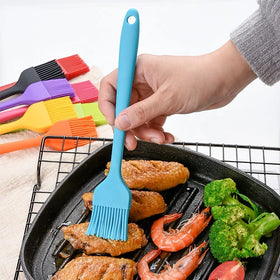 Food Grade Heat Resistant Kitchen Cooking Accessories Silicone Basting Brush Baking Bakeware Food Pastry BBQ Silicone Oil Brush
