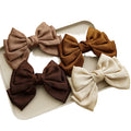 Wholesale Women's Fashionable European-American Style Silk Satin Fabric Big Bow Hairgrip Ribbon Butterfly Spring Party Hair clip