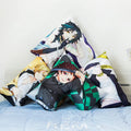 New Woven Anime Cartoon Dakimakura Pillow Covers Rectangle Shape Custom Printed Zipper Closure 100% Polyester Portable Home Use