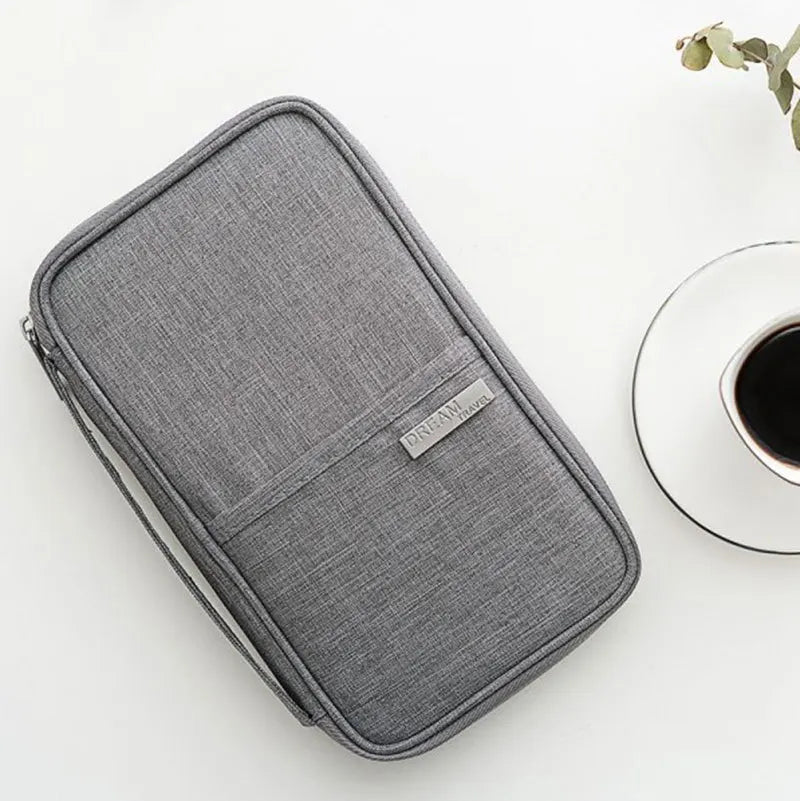 2021 New Travel Portable Card Case Waterproof Clutch Bag Travel Passport Holder