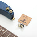 Brass Guitar Strap End Pin Guitar and Bass Accessories Ukulele Strap Button Chrome Hardware
