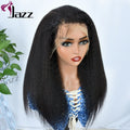 Factory Vendor Virgin Human Hair Afro Yaki Curl Kinky Straight Clip Ins Wigs Glueless Swiss HD Lace Frontal Wigs for Black Women