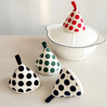 Insulated Heat Resistant Cotton Dishwasher Safe Oven Mitts with Triangular Pot Handle Customized Color Pan Lid Pot Cover MegaBDM