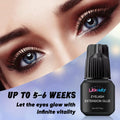 Eyelash Extensions Glue Super Strong 2s Drying Time Semi-Permanent Retention 6-7 Weeks Bonding Power Low Odor Adhesive