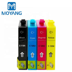 MoYang Compatible for EPSON T1191 T1092-4 Ink Cartridge ME Office 70/1100(A3)/650FN Printer Cartridges T1092 T1093 T1094