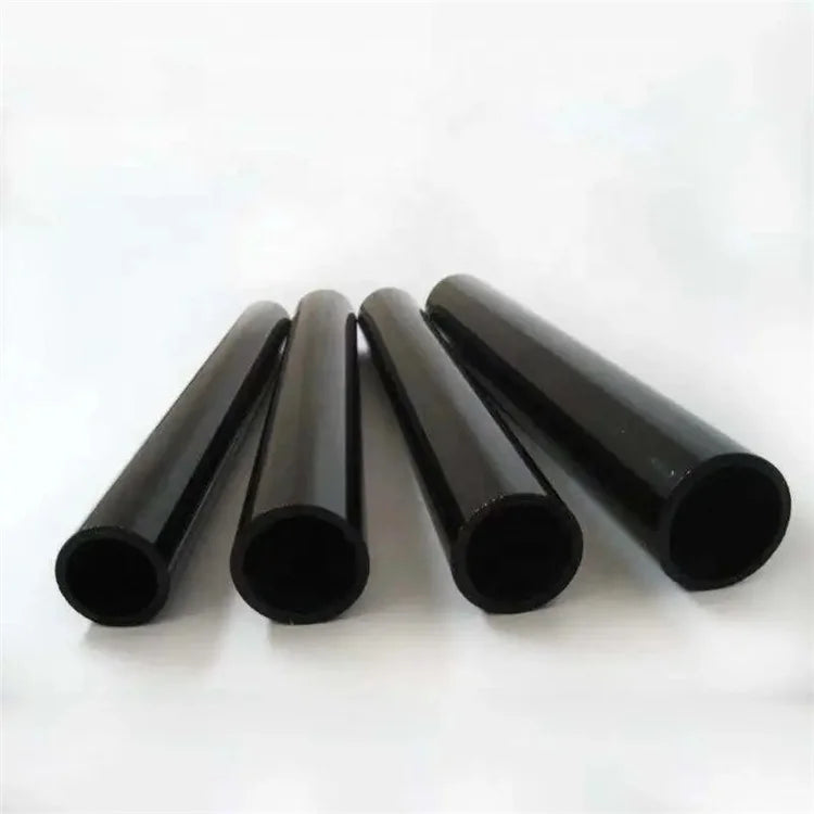 Manufacturers Supply 3.3 High Borosilicate Glass Tube Colored Glass Tube Heat Resistant Black Glass Tube