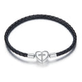 Vintage Style 925 Sterling Silver Heart-Shaped Zircon Cross Bracelet for Women Fine Jewelry for Parties Weddings and Gifts