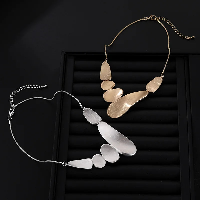 New Fashion Gold Color Silver Color Choker Necklace for Women
