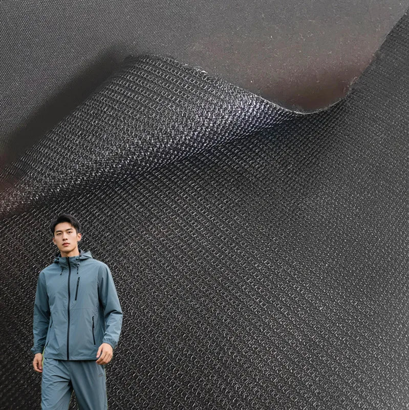 AQTQ 3 Layers Waterproof and Breathable Polyester Bonded with Tpu and Tricot Softshell Fabric for Snow Pants