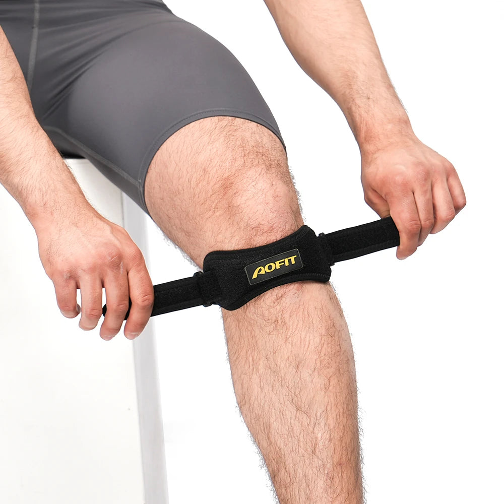 Basketball Volleyball Squats Adjustable Patellar Tendon Support Band Sports Patella Knee Strap