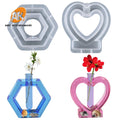 AK Creative Test Tube Vase Resin Silicone Mold DIY Handmade Home Decor Plant Incubator Cement Epoxy Resin Molds with Test Tubes