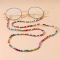 Luoyan Fashion Jewelry Eye Glasses Accessories Neck Holder Strap Chunky Acrylic Beads Sunglasses Hanging Chain for Women Custom