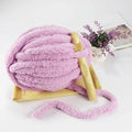 Fancy Colored Chunky Knit Luxury Throw Blanket Yarn Giant Velvet Arm Knitted Gift Soft Washable Chenille Yarn