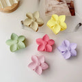 Newest 2023 Women's Colorful Flower Hairpin Hot Wholesale Cute Girls Hair Claw Popular Plastic Hair Accessories Decoration