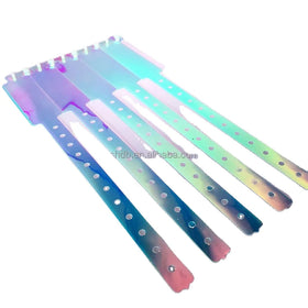 Custom One Time Use Colors Colorful TPU Wristband for Bar & Night Club Metal Craft